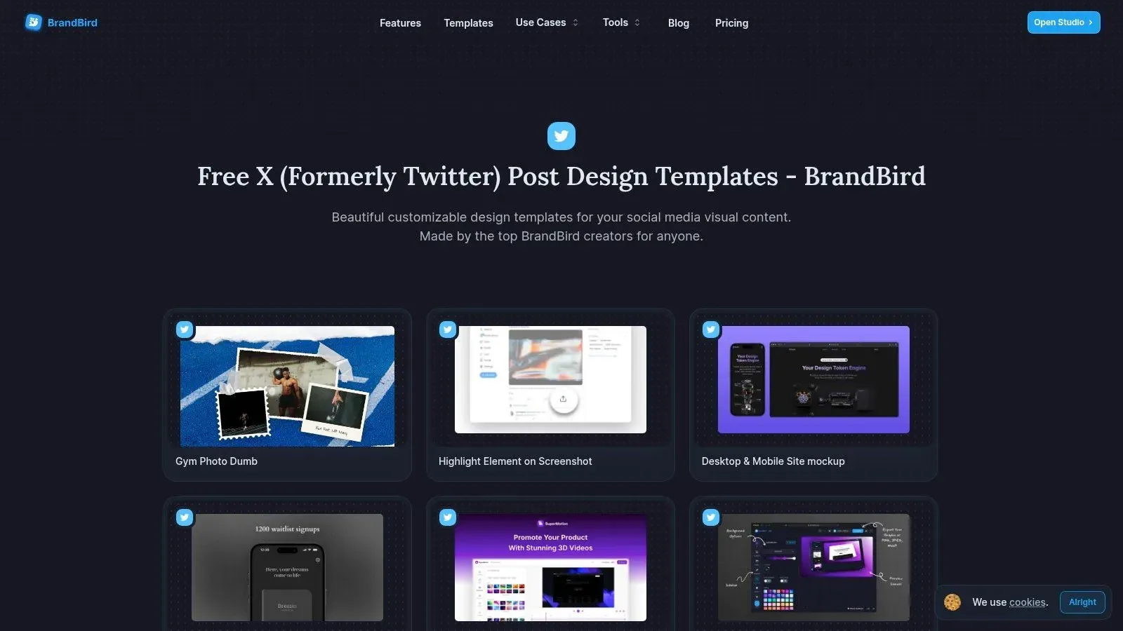 BrandBird - Twitter/X Post Design Templates
