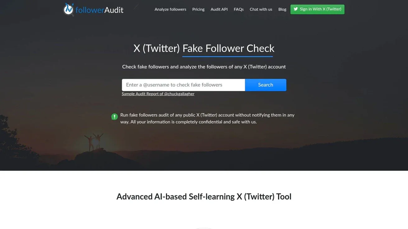 FollowerAudit follower audit dashboard