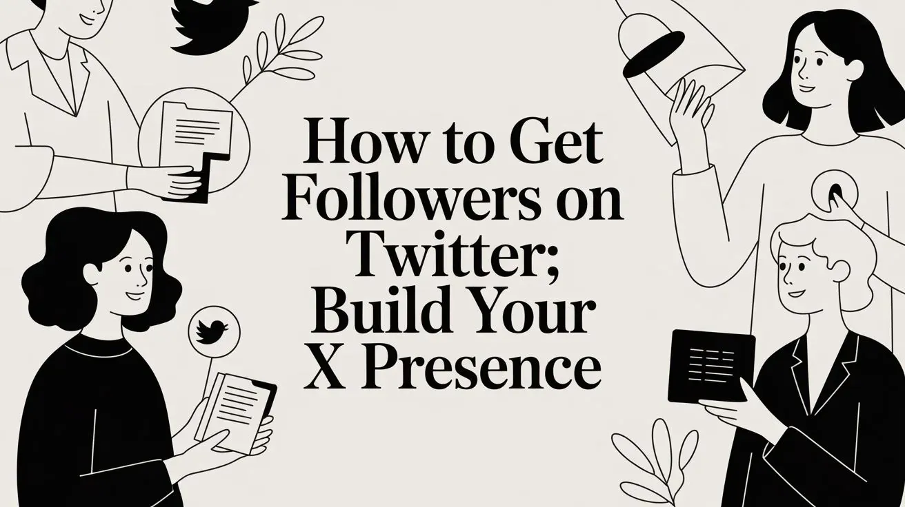 How to Get Followers on Twitter: Build Your X Presence