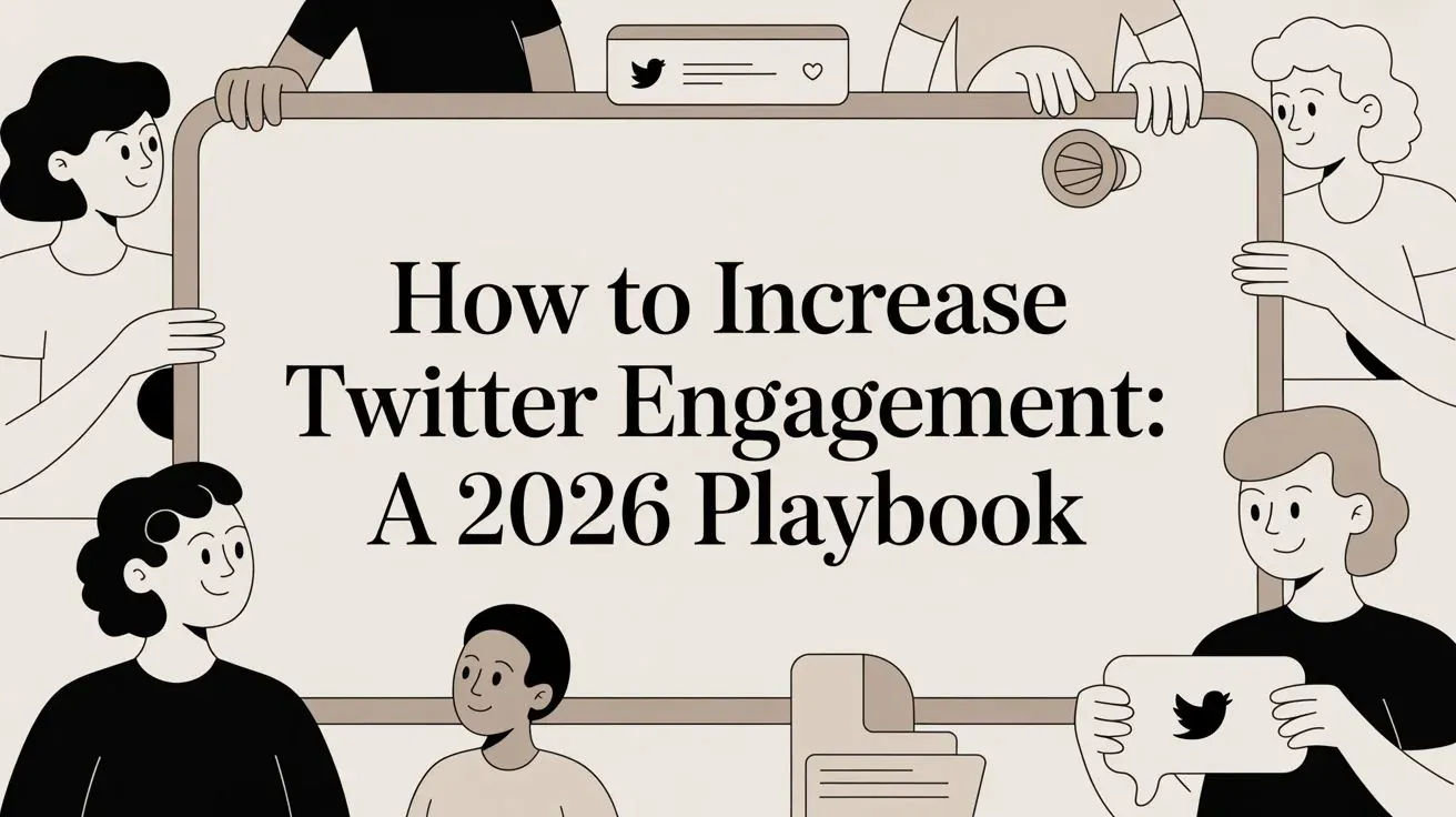 How to Increase Twitter Engagement: A 2026 Playbook