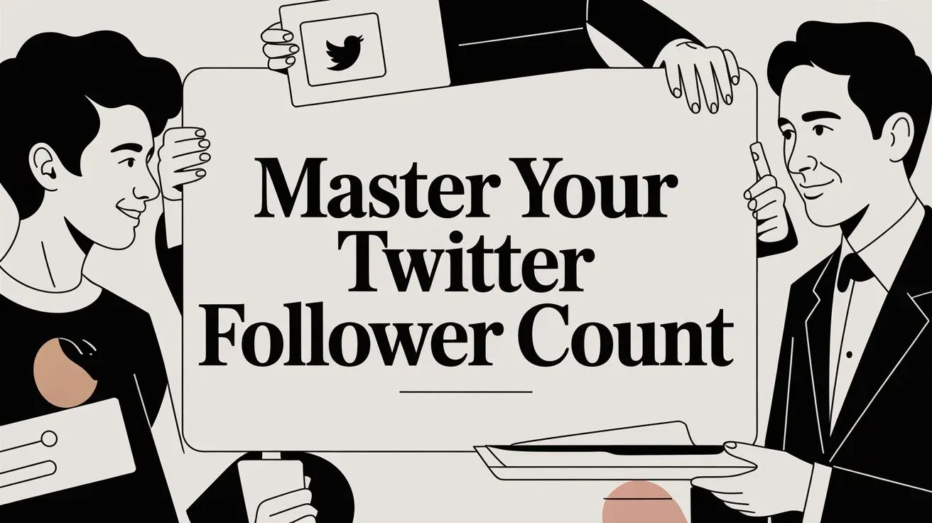 master your twitter follower count