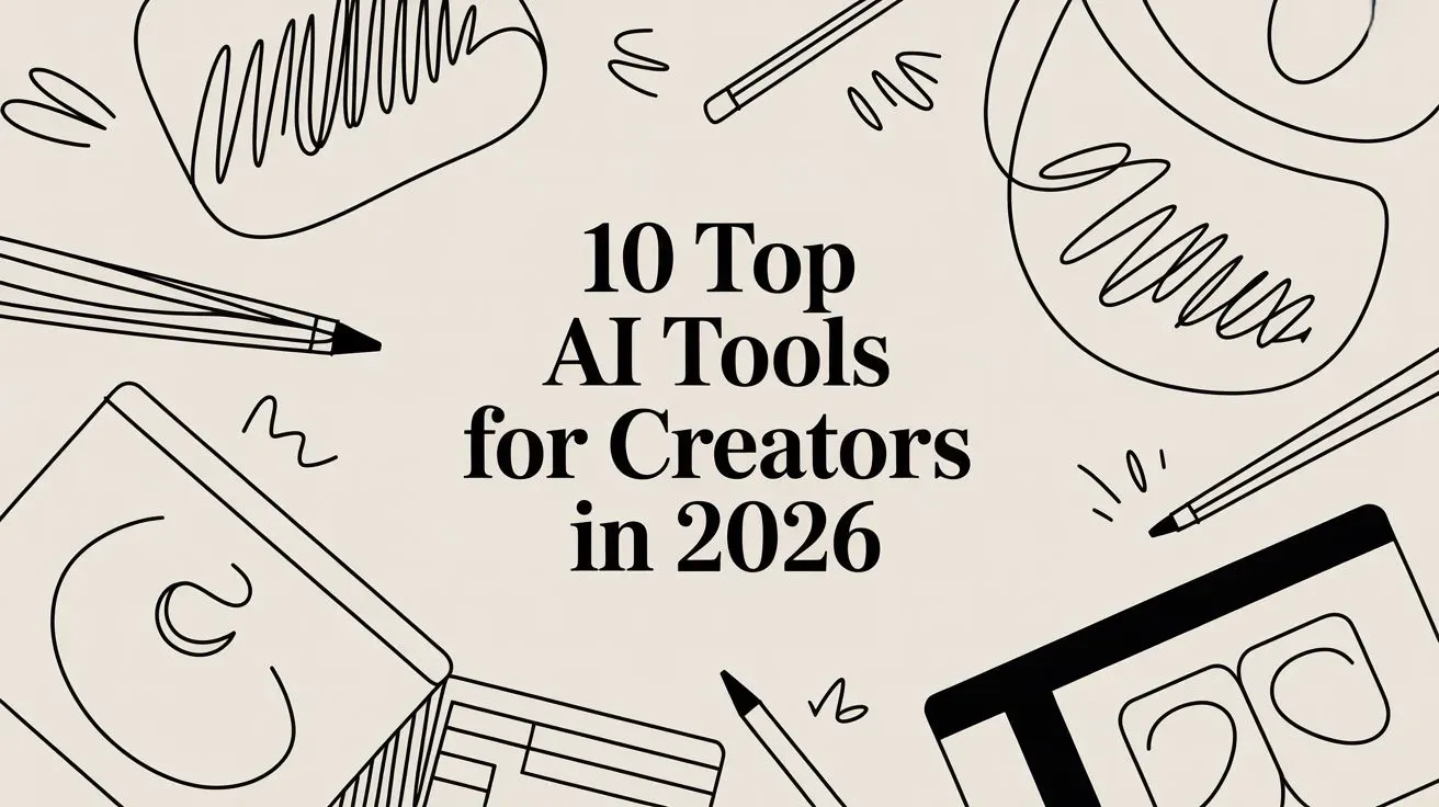 10 Top AI Tools for Creators in 2026
