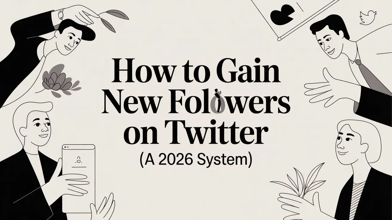 How to Gain New Followers on Twitter (A 2026 System)