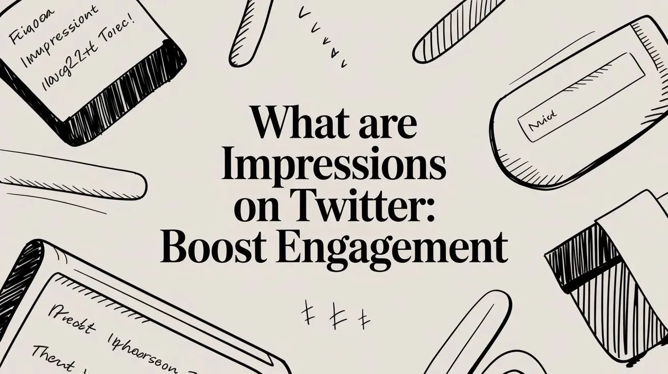 What Are Impressions on Twitter: Boost Engagement - A visual representation of Twitter impressions with a graph showing growth and engagement.