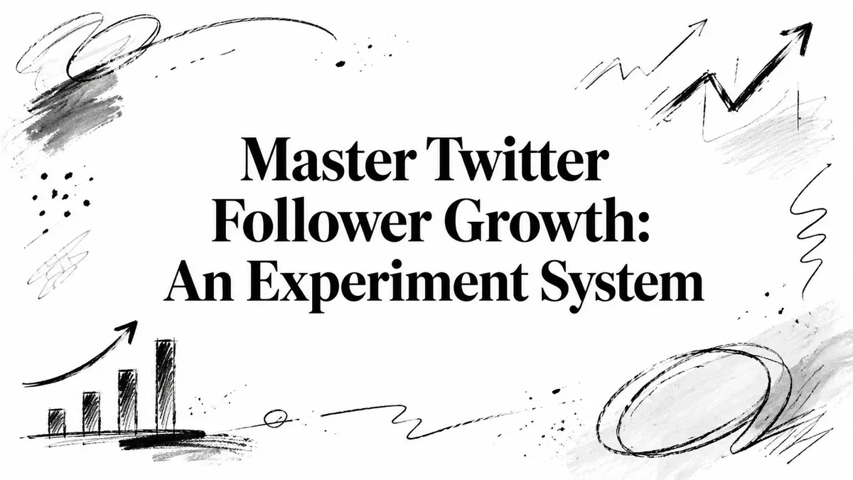 Master Twitter Follower Growth: An Experiment System