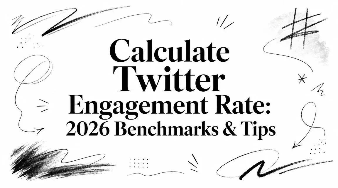 Calculate Twitter Engagement Rate: 2026 Benchmarks & Tips