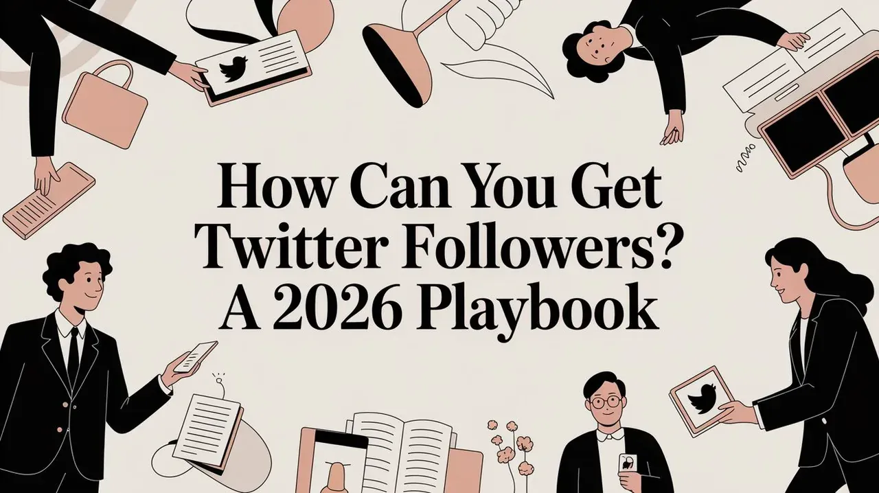 How Can You Get Twitter Followers? A 2026 Playbook