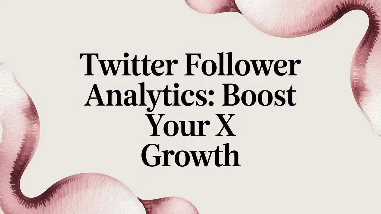 Twitter Follower Analytics: Boost Your X Growth hero illustration