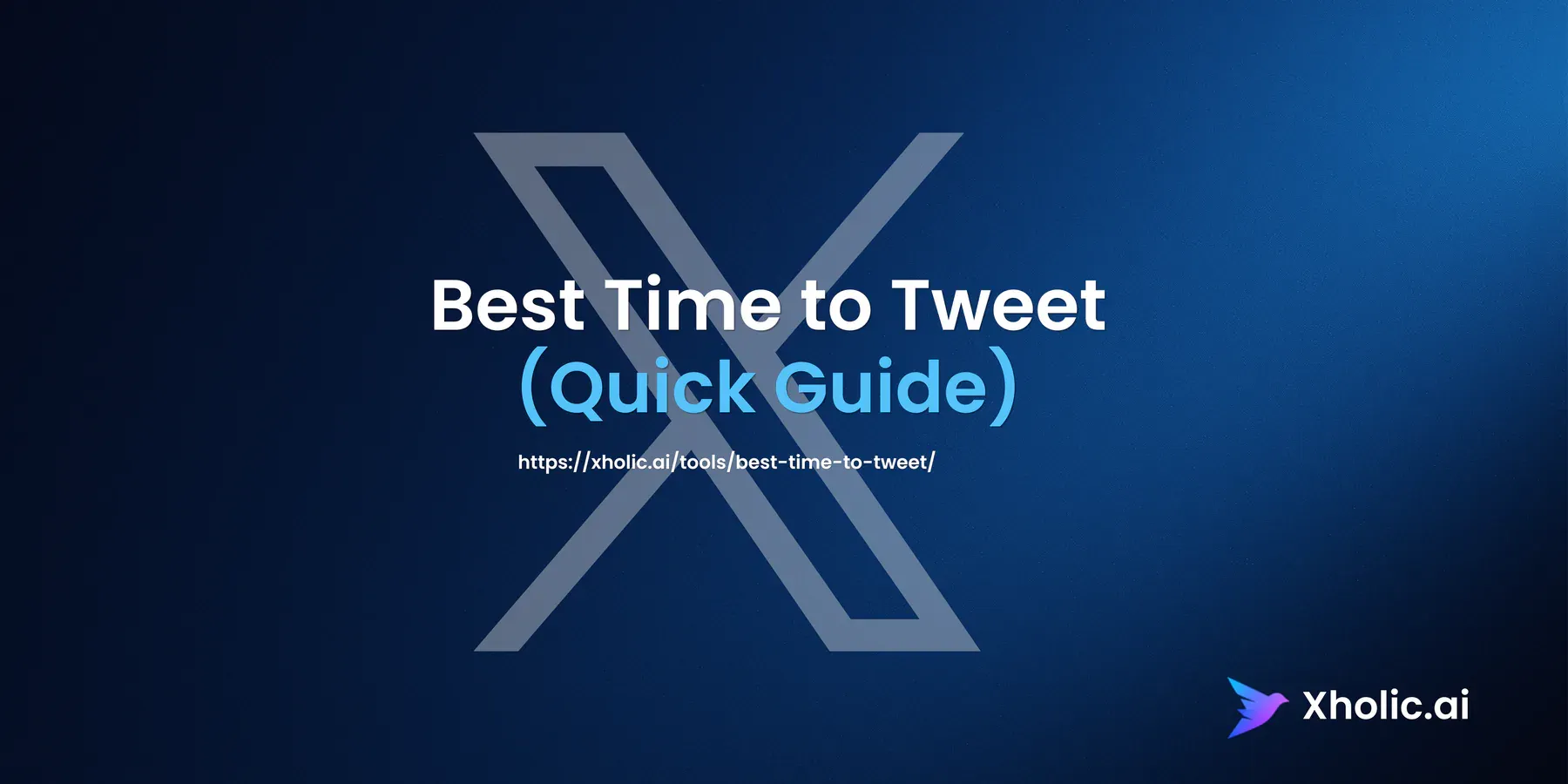 Best Time to Tweet Tool quick guide hero graphic.