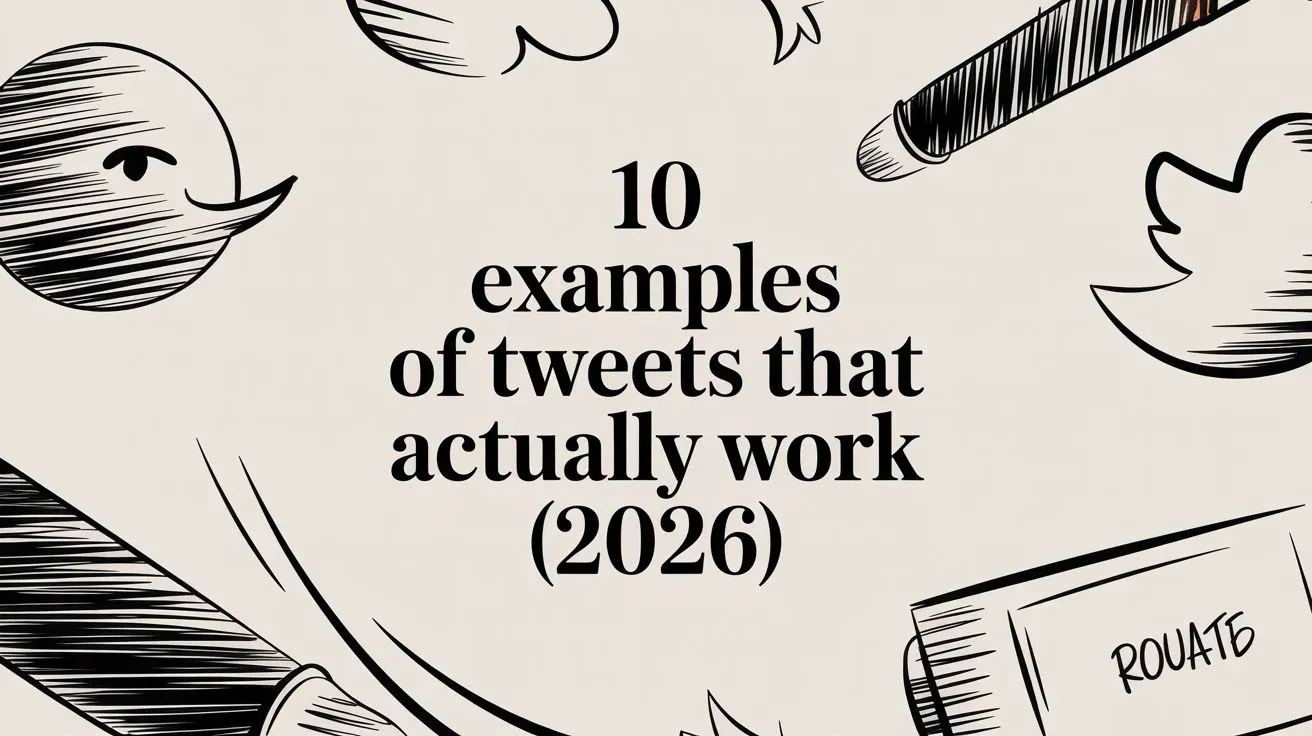 10 Examples of Tweets That Actually Work in 2026
