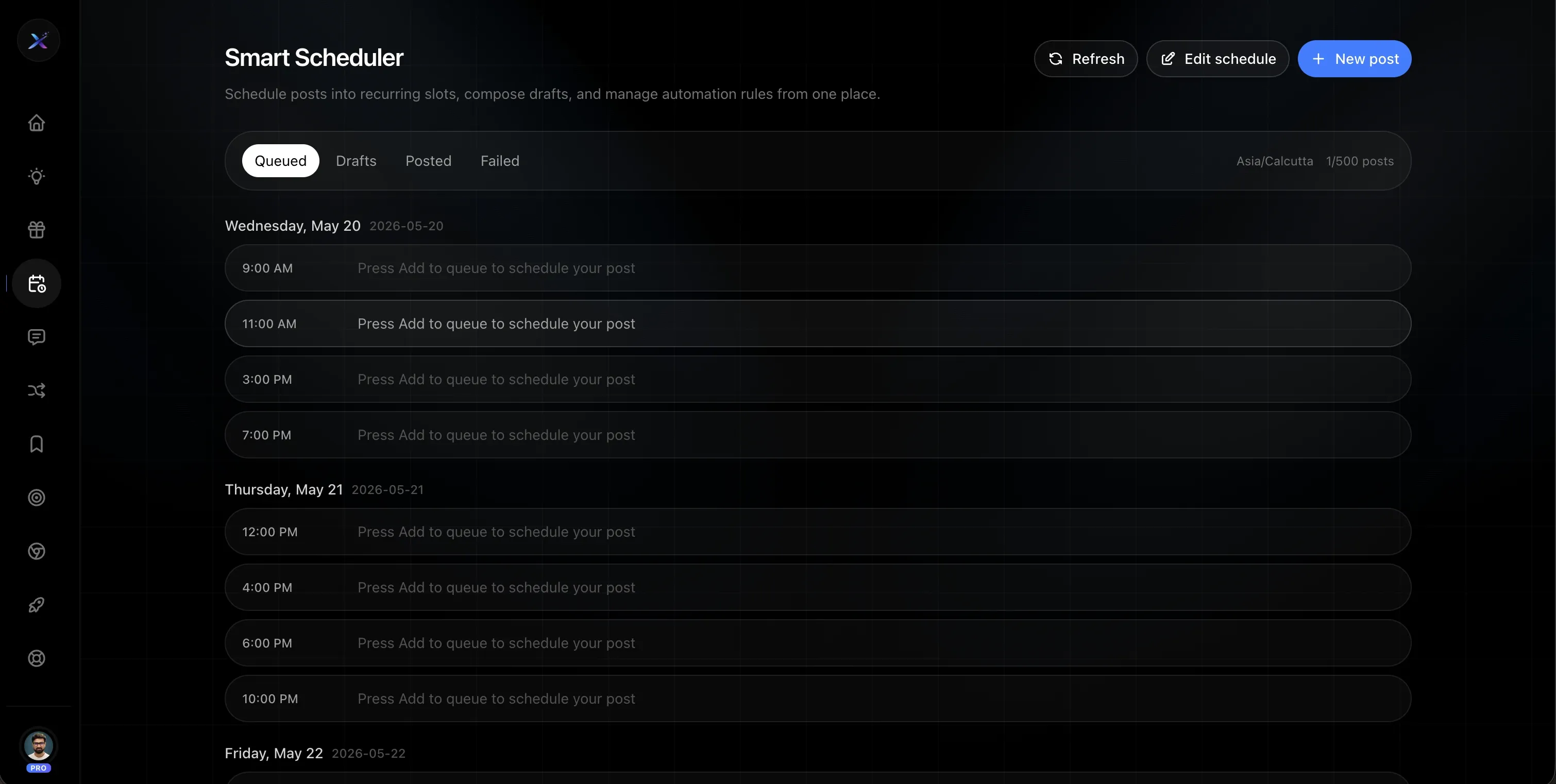 Smart Scheduler feature preview