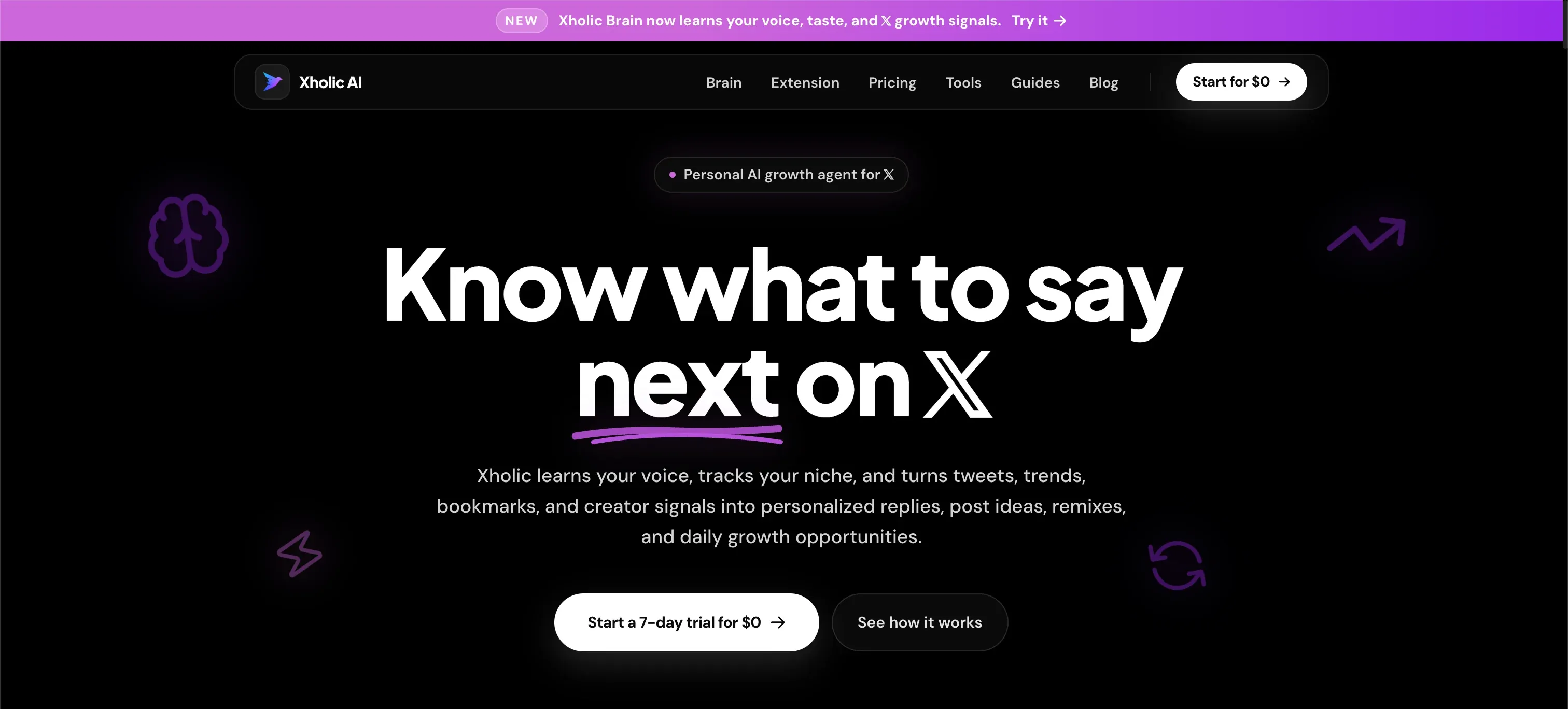 Screenshot from https://xholic.ai